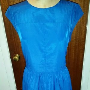 Electric blue party dress